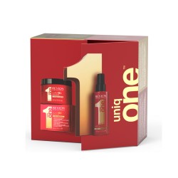 UNIQ ONE PACK TRATTAMENTO per capelli 10in1 150ml + MASCHERA 300ml + ROSSETTO REVLON IN OMAGGIO