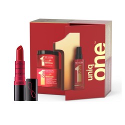 UNIQ ONE PACK TRATTAMENTO per capelli 10in1 150ml + MASCHERA 300ml + ROSSETTO REVLON IN OMAGGIO