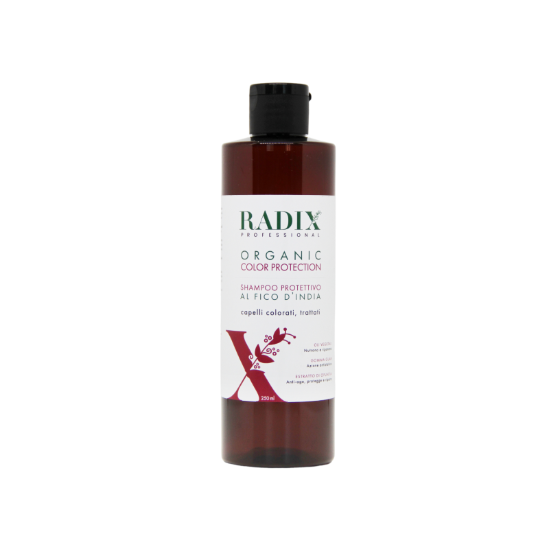 SHAMPOO PROTETTIVO al FICO D'INDIA RADIX ORGANIC capelli colorati e trattati 250ml